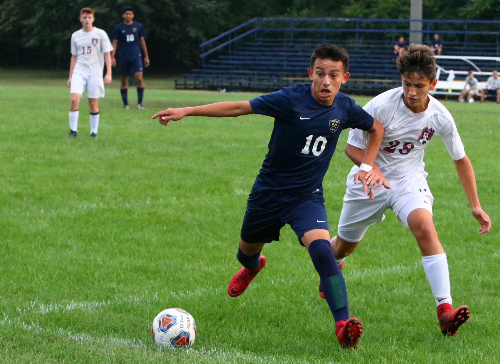 Bruno Zamora, Bishop Noll, soccer